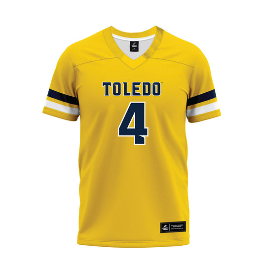 Toledo - NCAA Football : Donovan Watkins - Gold Premium Football Jersey-0