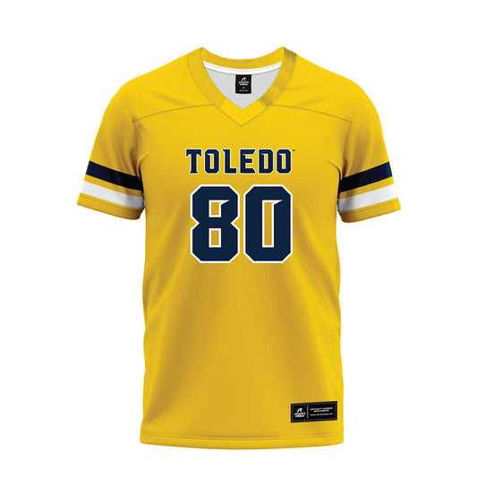 Toledo - NCAA Football : Peyton Strickland - Gold Premium Football Jersey-0