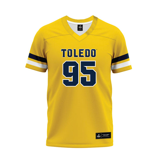 Toledo - NCAA Football : Wayne Peart II - Gold Premium Football Jersey-0