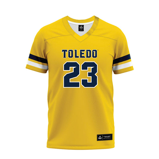 Toledo - NCAA Football : Israel Petite - Gold Premium Football Jersey-0