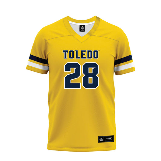 Toledo - NCAA Football : Kadale Williams - Gold Premium Football Jersey-0