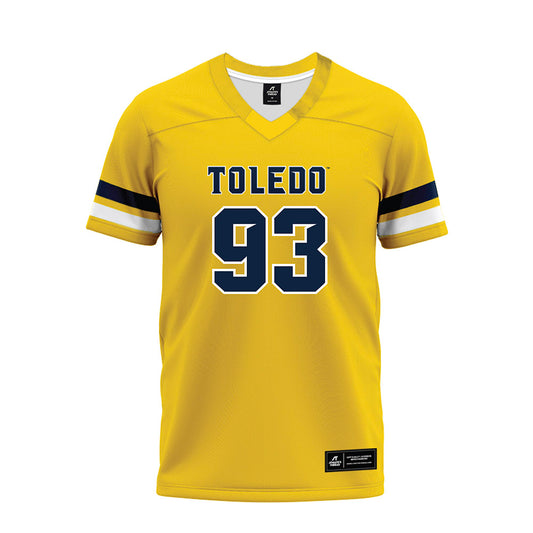 Toledo - NCAA Football : Reice Griffith - Gold Premium Football Jersey-0