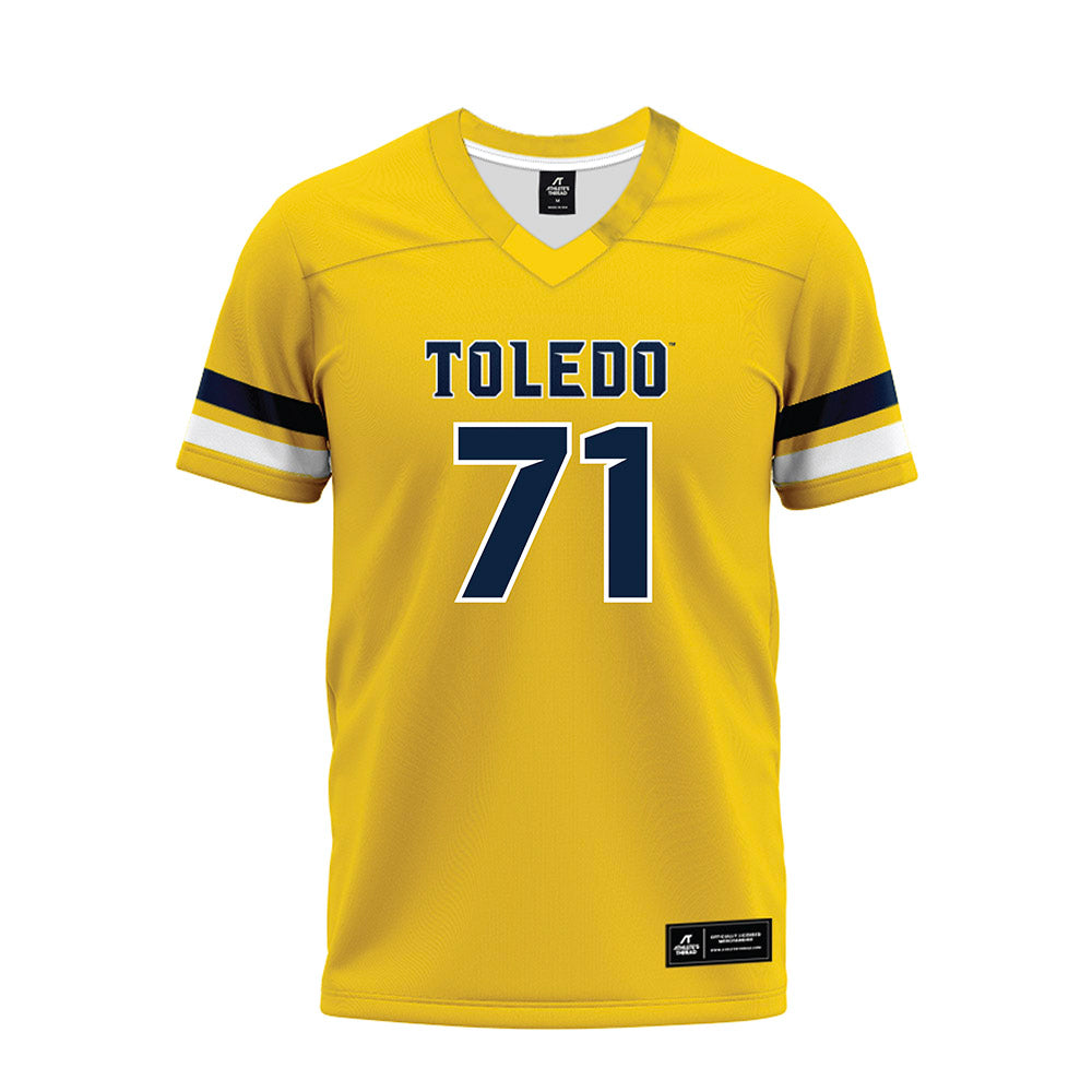 Toledo - NCAA Football : Matt Hofer - Gold Premium Football Jersey