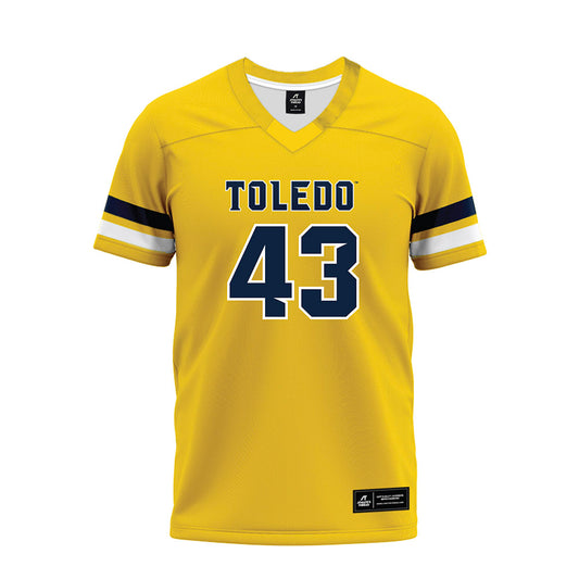 Toledo - NCAA Football : Sam Lee - Gold Premium Football Jersey-0