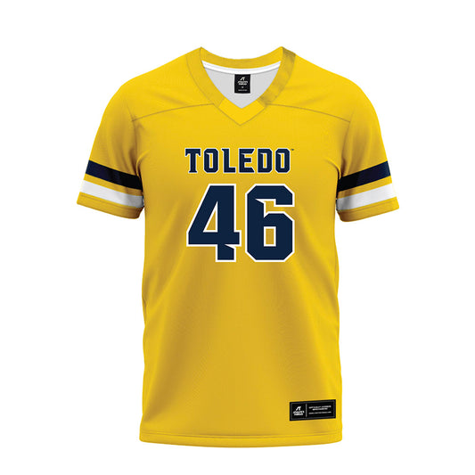 Toledo - NCAA Football : Hunter Probst - Gold Premium Football Jersey-0