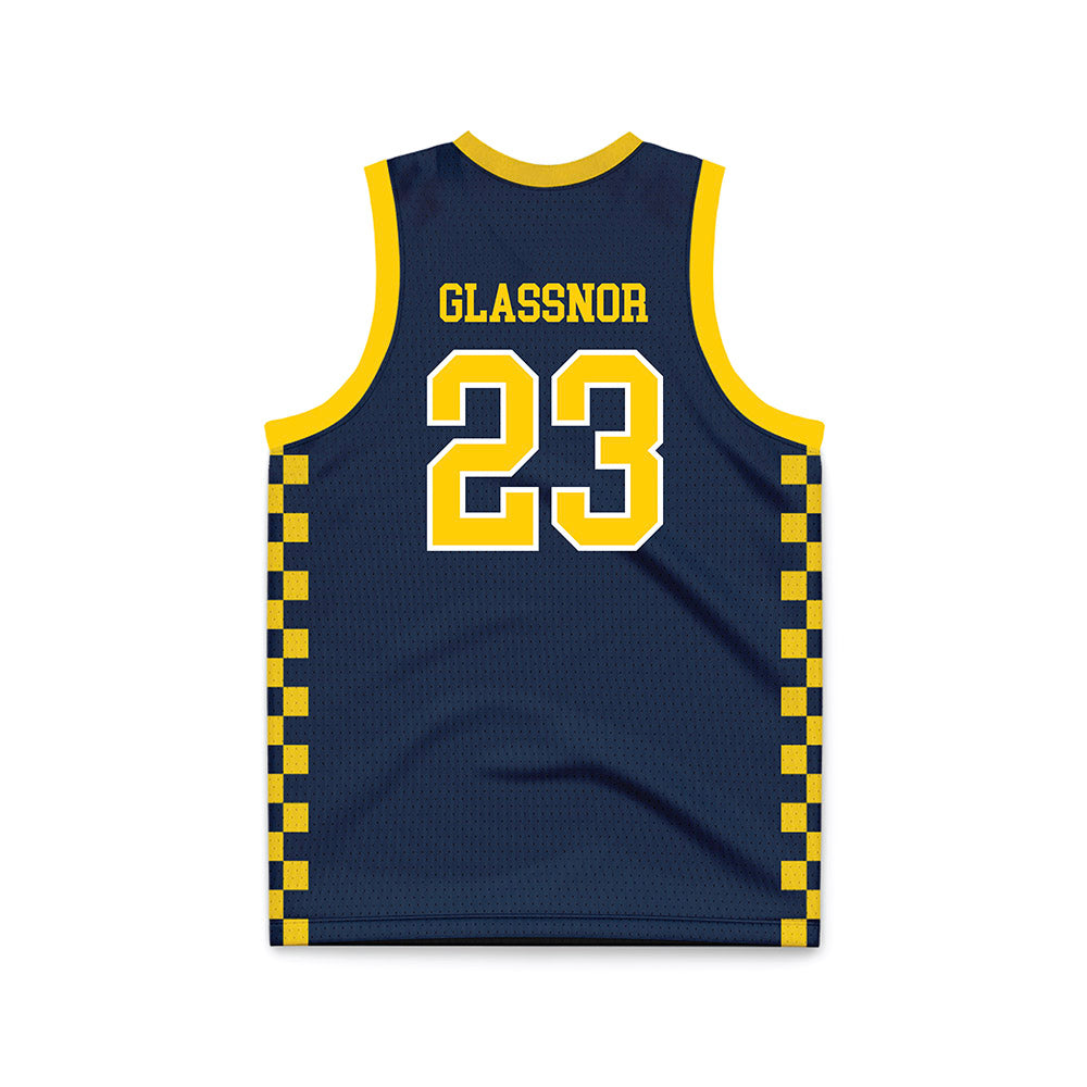 Toledo - NCAA Men's Basketball : Phoenix Glassnor - Blue Basketball Jersey-1
