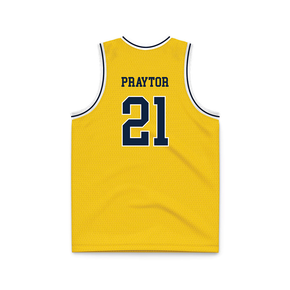 Toledo - NCAA Men's Basketball : London Praytor - Basketball Jersey-1