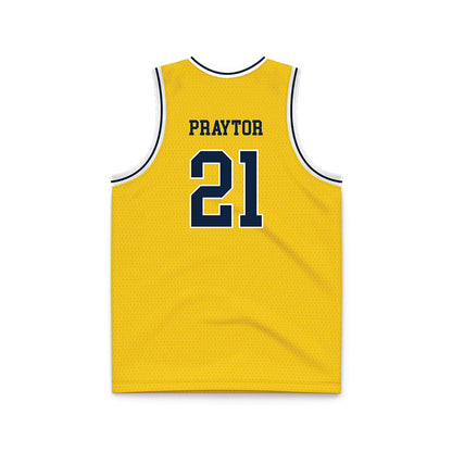 Toledo - NCAA Men's Basketball : London Praytor - Basketball Jersey-1