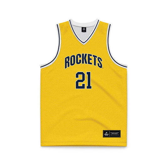 Toledo - NCAA Men's Basketball : London Praytor - Basketball Jersey-0