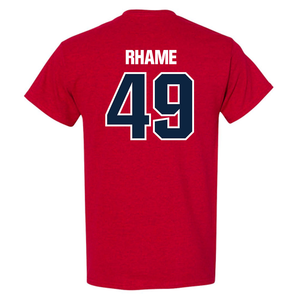 Richmond - NCAA Baseball : Cole Rhame - T-Shirt-1