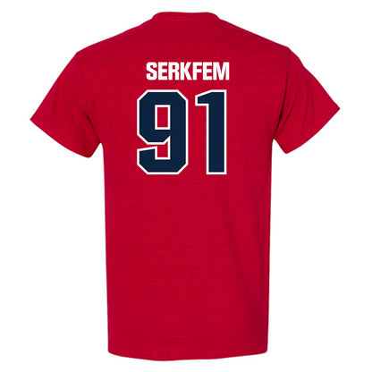 Richmond - NCAA Football : Jefferson Serkfem - T-Shirt-1