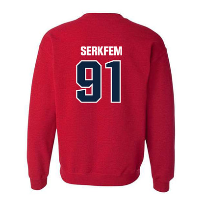 Richmond - NCAA Football : Jefferson Serkfem - Crewneck Sweatshirt-1