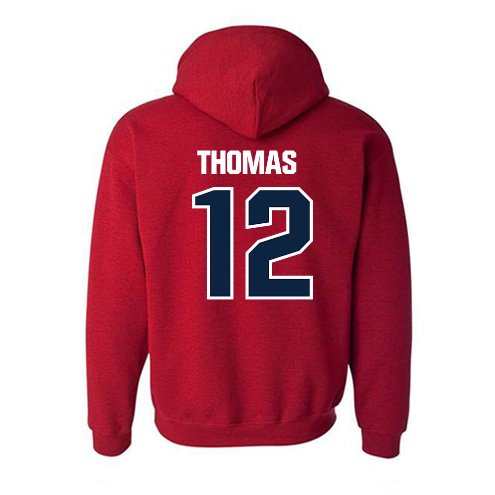 Richmond - NCAA Men's Basketball : David Thomas - Hooded Sweatshirt-1