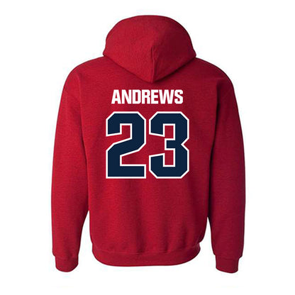 Richmond - NCAA Football : Niko Andrews - Hooded Sweatshirt-1