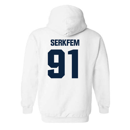 Richmond - NCAA Football : Jefferson Serkfem - Hooded Sweatshirt-1