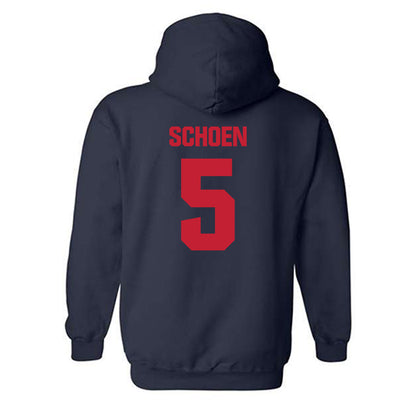 Richmond - NCAA Women's Basketball : Emma Schoen - Hooded Sweatshirt-1