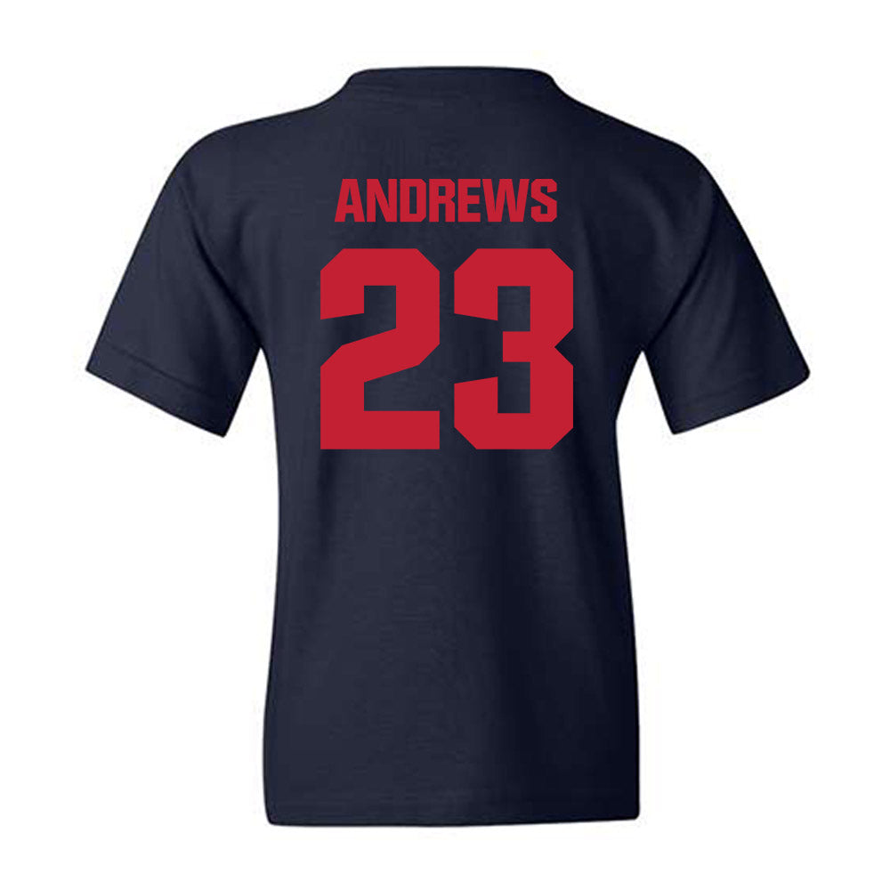 Richmond - NCAA Football : Niko Andrews - Youth T-Shirt-1