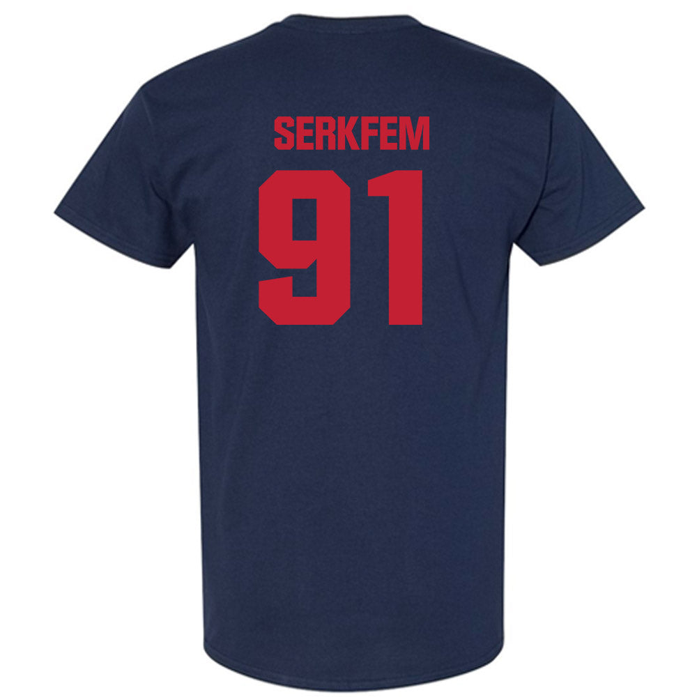 Richmond - NCAA Football : Jefferson Serkfem - T-Shirt-1