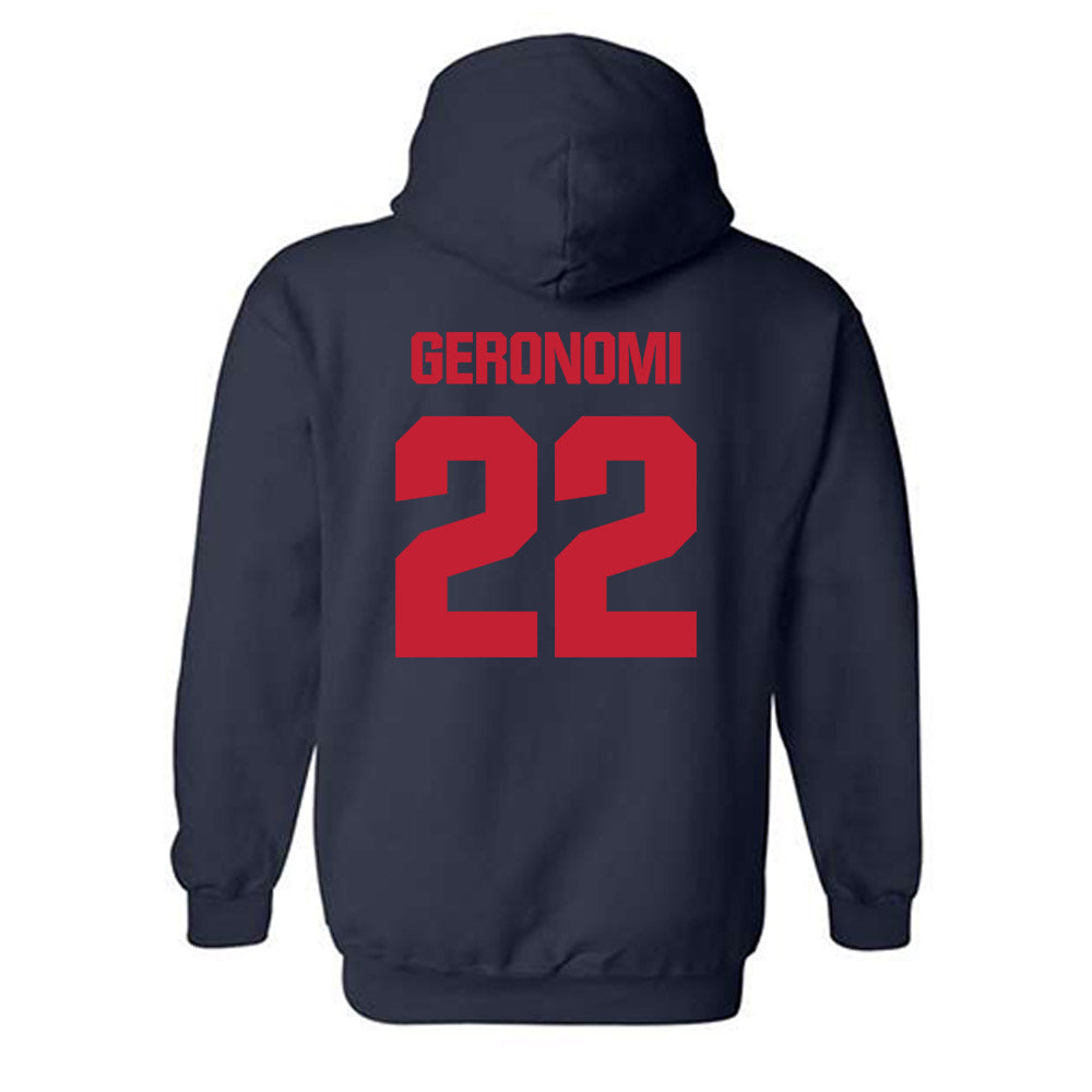 Richmond - NCAA Football : Devin Geronomi - Hooded Sweatshirt-1