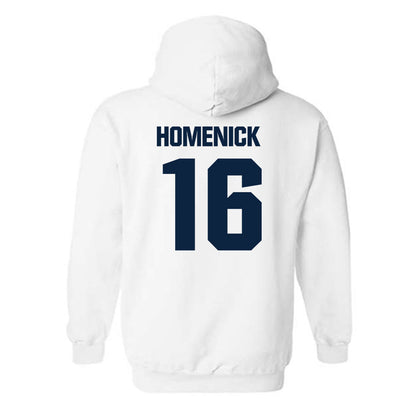 Richmond - NCAA Men's Basketball : Dylan Homenick - Hooded Sweatshirt-1