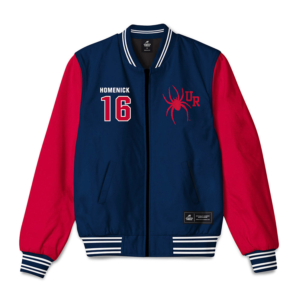 Richmond - NCAA Men's Basketball : Dylan Homenick - Bomber Jacket-0