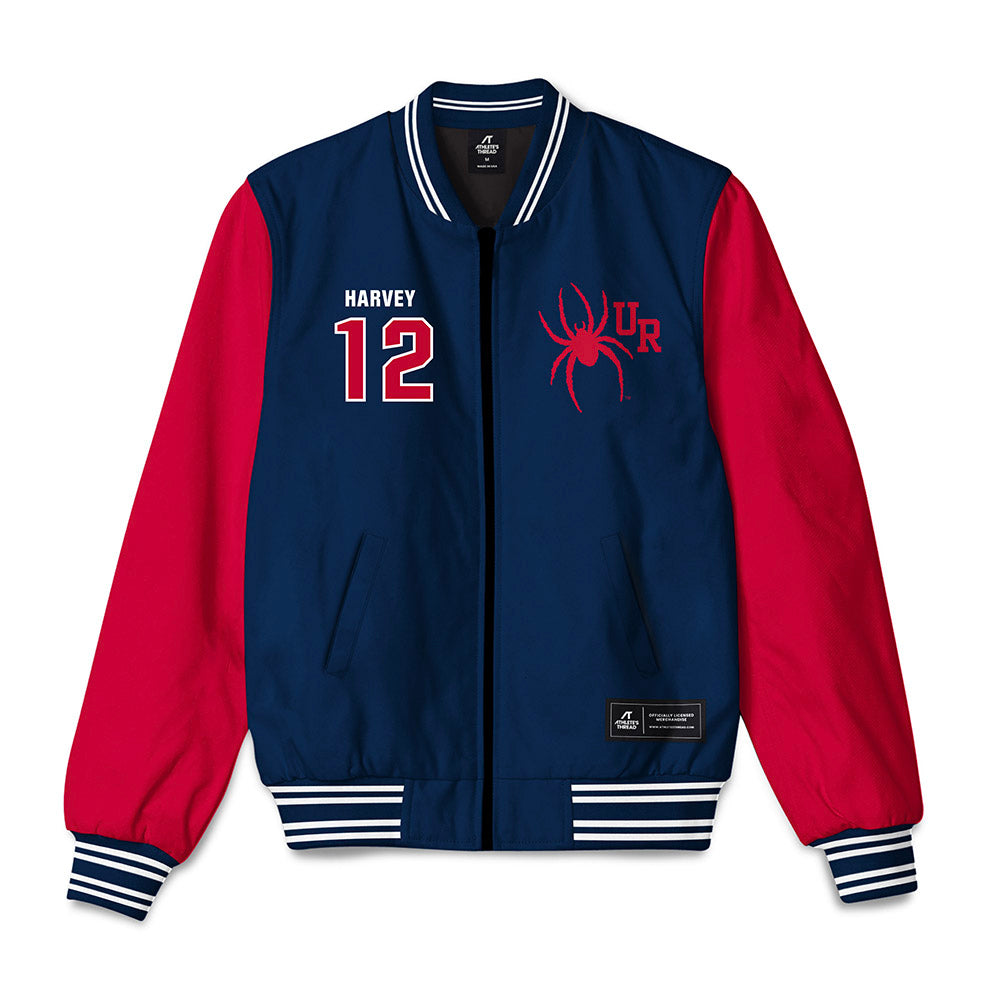 Richmond - NCAA Baseball : Noah Harvey - Bomber Jacket-0