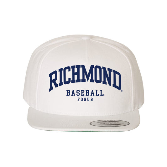 Richmond - NCAA Baseball : Shota Fogus - Snapback Hat-0