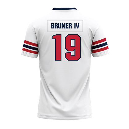 Richmond - NCAA Football : Lee Bruner IV - White Premium Football Jersey