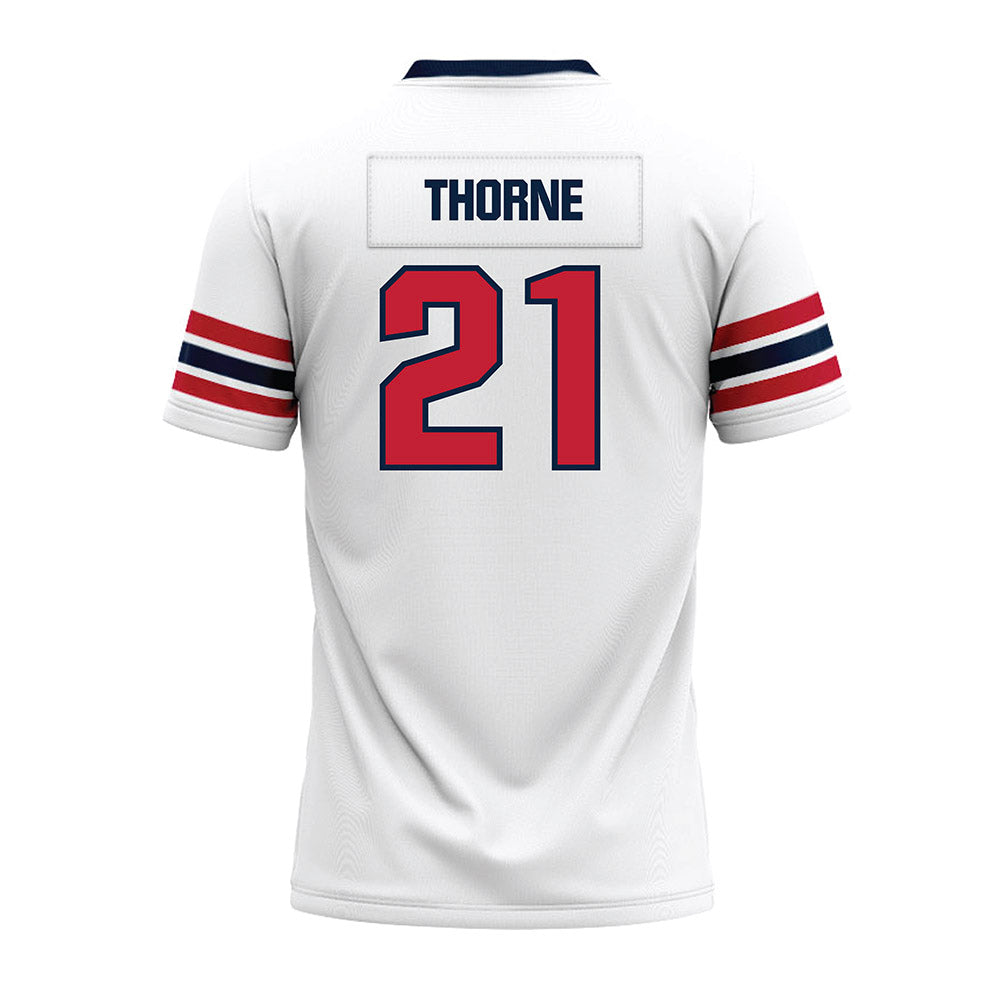 Richmond - NCAA Football : Jackson Thorne - White Premium Football Jersey-1