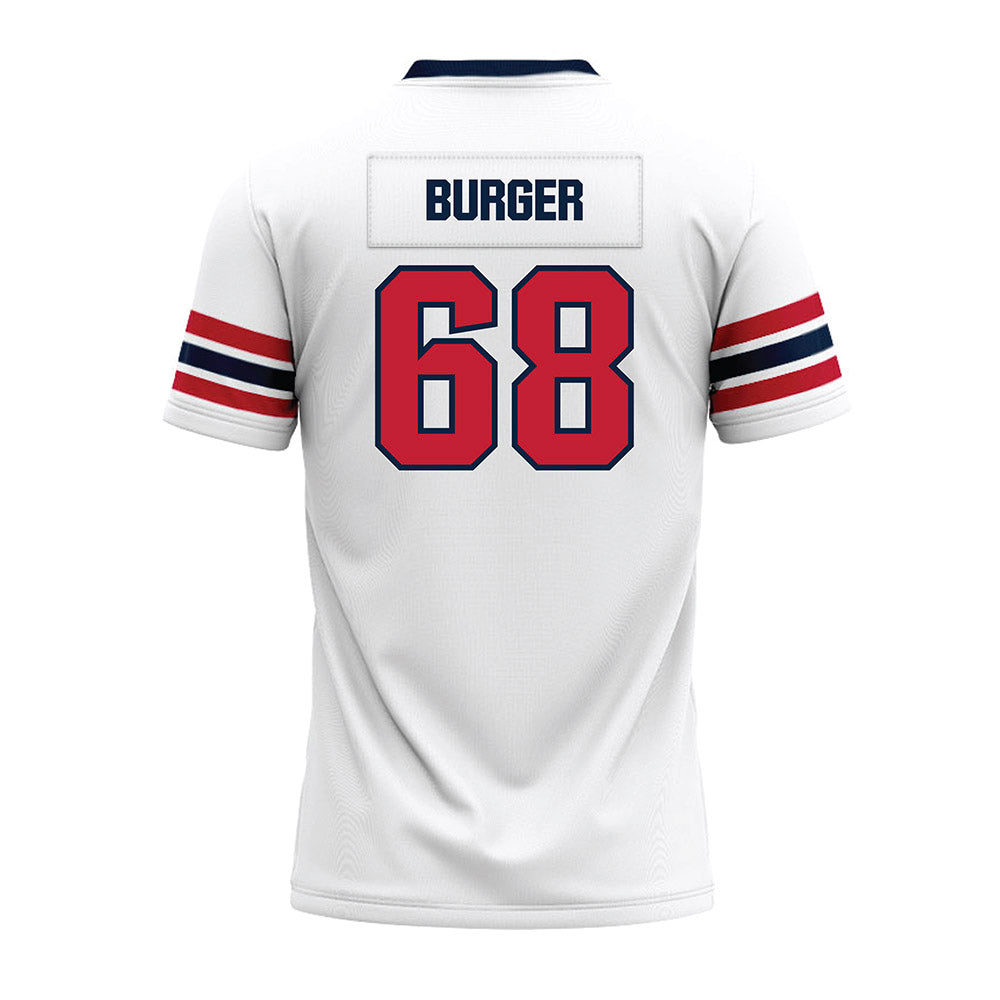 Richmond - NCAA Football : Godwin Burger - White Premium Football Jersey
