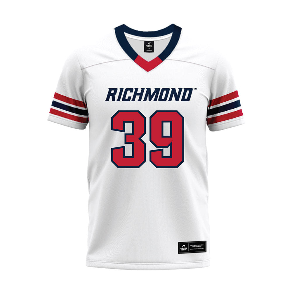Richmond - NCAA Football : Kenyez Mungro - White Premium Football Jersey-0