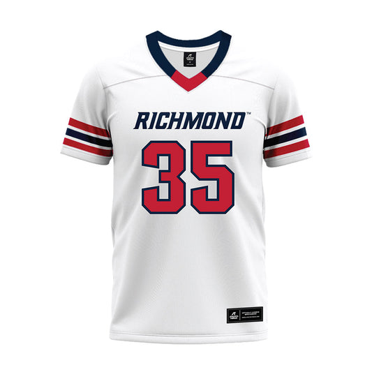 Richmond - NCAA Football : Gavin Winterhalter - White Premium Football Jersey-0