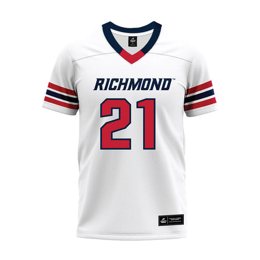 Richmond - NCAA Football : Jackson Thorne - White Premium Football Jersey-0
