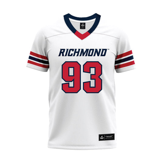 Richmond - NCAA Football : Terae Baldwin - White Premium Football Jersey