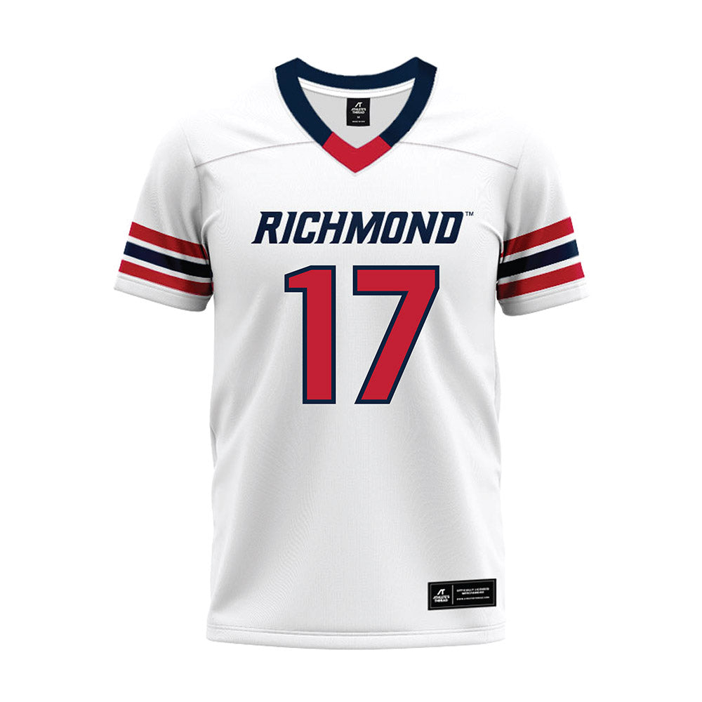 Richmond - NCAA Football : Jack Levin - White Premium Football Jersey-0