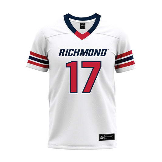 Richmond - NCAA Football : Jack Levin - White Premium Football Jersey-0