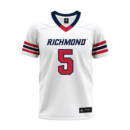 Richmond - NCAA Football : Andreas Hill - White Premium Football Jersey-0
