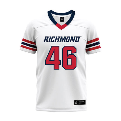 Richmond - NCAA Football : EJ Sutherland - White Premium Football Jersey-0