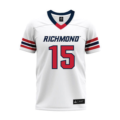 Richmond - NCAA Football : Krystian Williams - White Premium Football Jersey-0