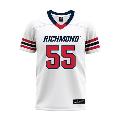 Richmond - NCAA Football : Tanner Wheeler - White Premium Football Jersey-0