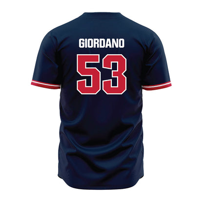 Richmond - NCAA Baseball : Joey Giordano - Blue Jersey-1