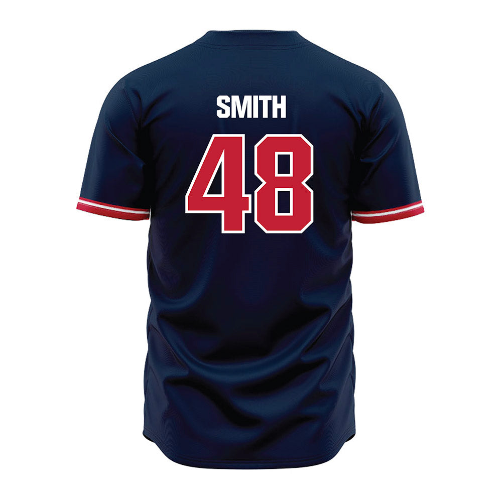 Richmond - NCAA Baseball : Glenn Smith - Blue Jersey-1