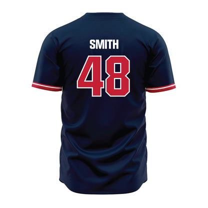 Richmond - NCAA Baseball : Glenn Smith - Blue Jersey-1