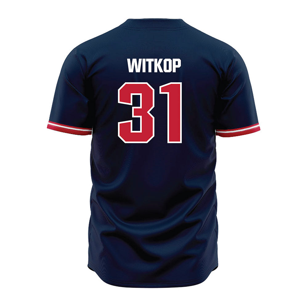 Richmond - NCAA Baseball : Paul Witkop - Blue Jersey-1