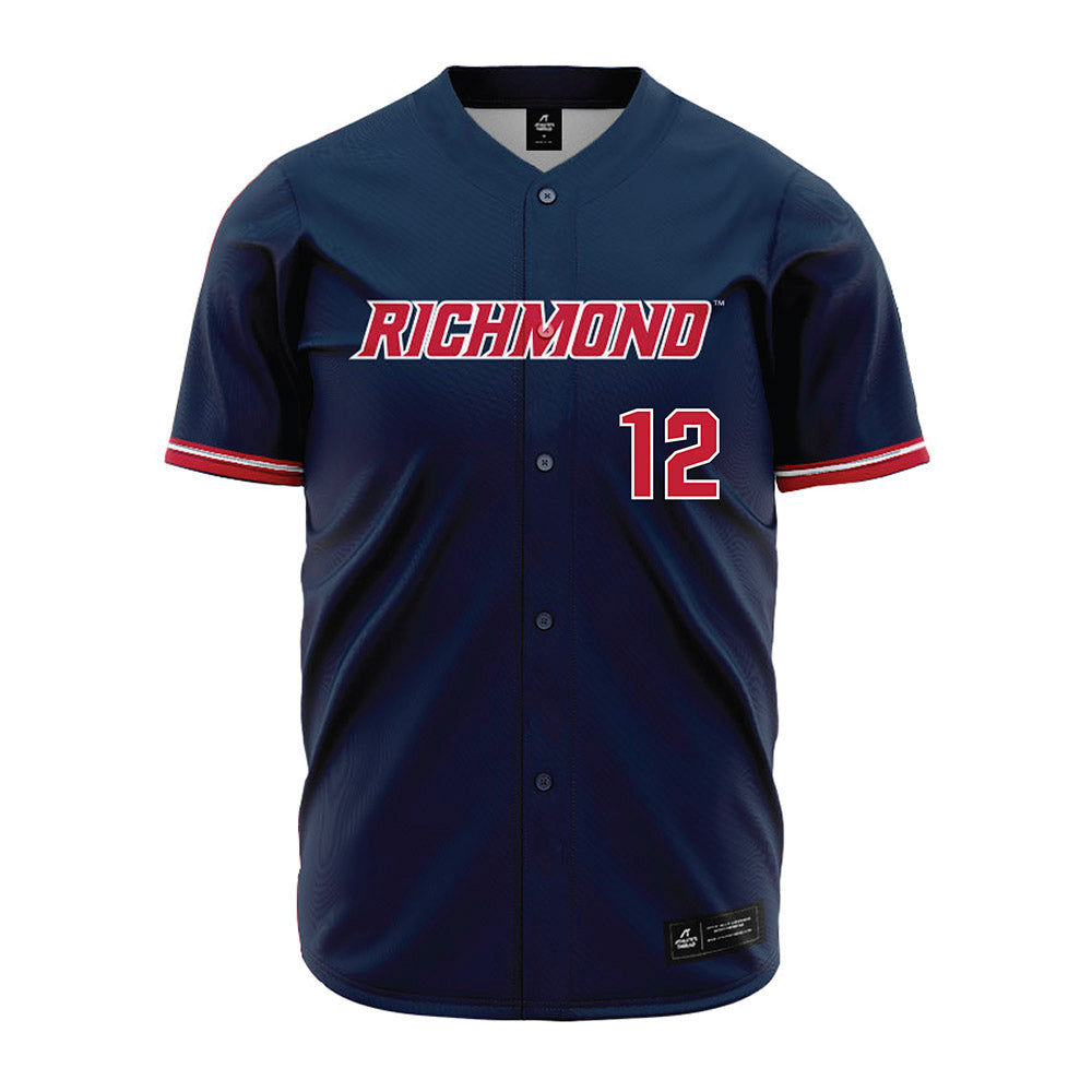 Richmond - NCAA Baseball : Noah Harvey - Blue Jersey-0