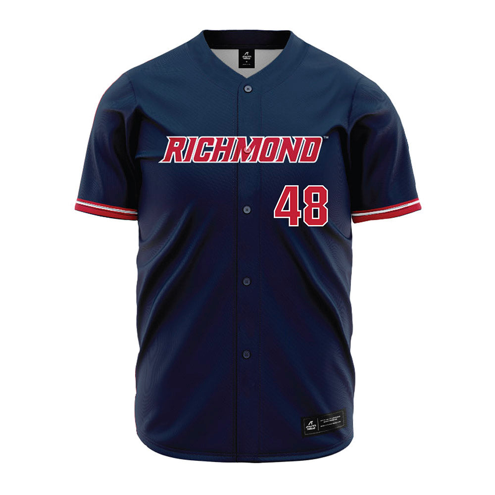 Richmond - NCAA Baseball : Bijan Anvar - Blue Jersey-0