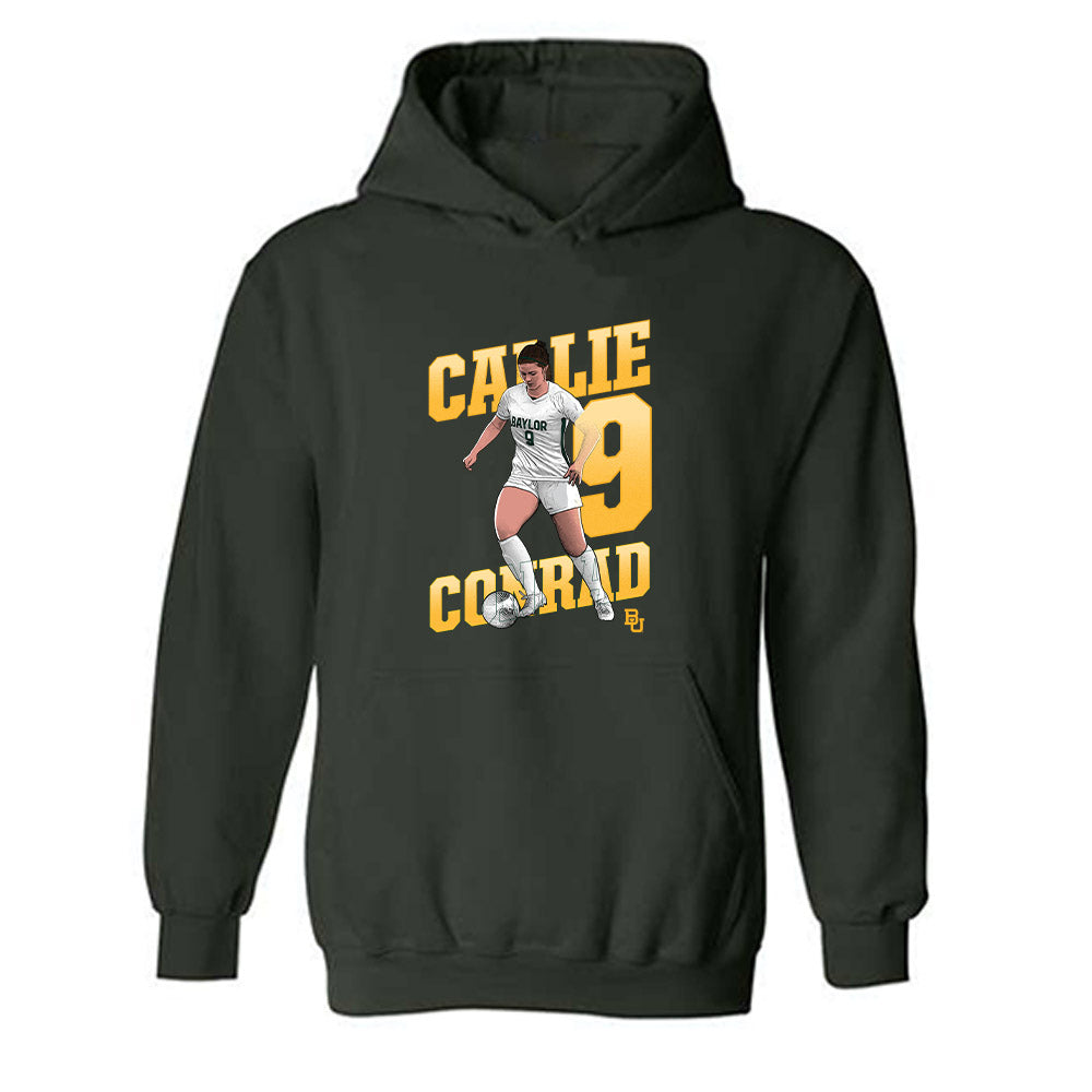 Baylor - NCAA Women's Soccer : - Player Collage Hooded Sweatshirt-0