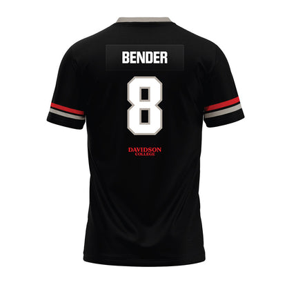 Davidson - NCAA Football : Hayden Bender - 2024 Black Premium Football Jersey-1
