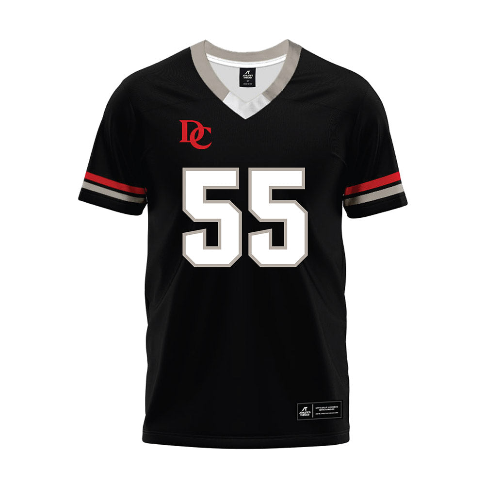 Davidson - NCAA Football : Parker Nichols - 2024 Black Premium Football Jersey-0