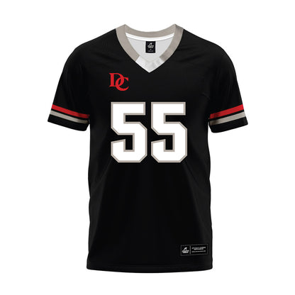 Davidson - NCAA Football : Parker Nichols - 2024 Black Premium Football Jersey-0